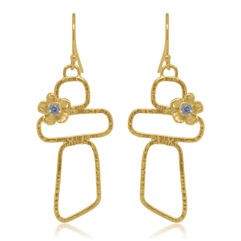 Campanile Earrings - Gold