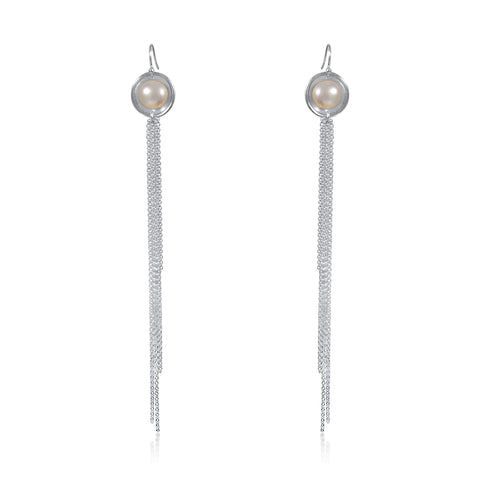 Pearl Fringe Earrings