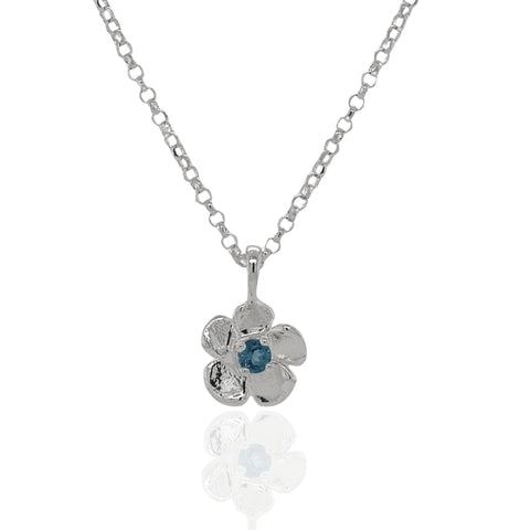 Petite Lavender Gem Necklace
