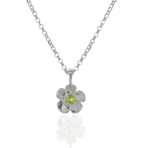 Petite Lavender Gem Necklace
