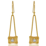 Dangling Seashell Sparkle Earrings