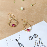Mini Supernova Earrings - Gold