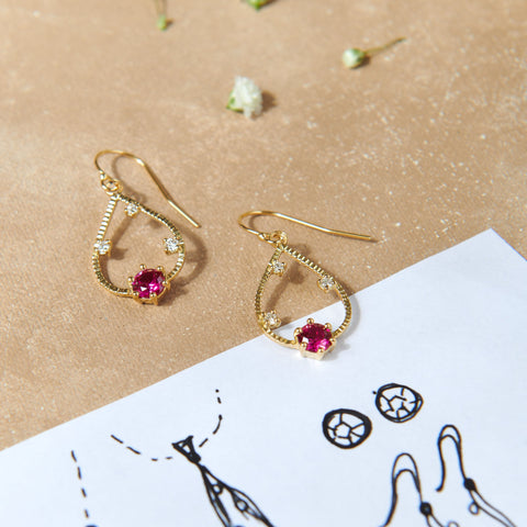 Mini Supernova Earrings - Gold