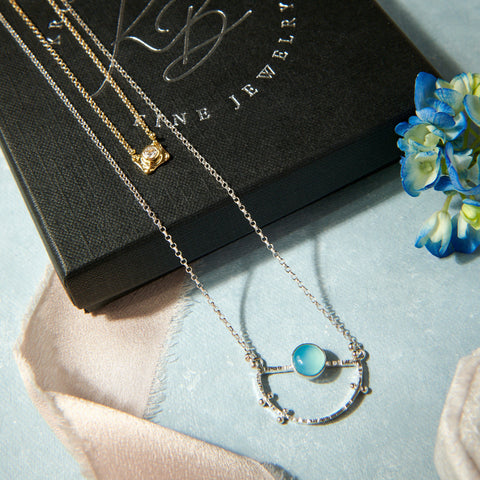 Mini Half Moon Necklace