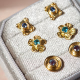 Petite Lavender Gem Studs