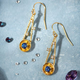 Mini Shooting Star Earrings - Gold