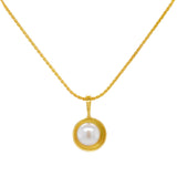 Pearl Pendant - Gold