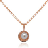 Mini Pearl Pendant - Gold