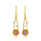 Mini Shooting Star Earrings - Gold