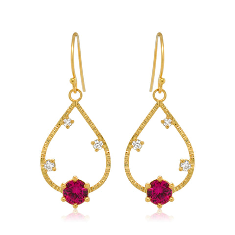 Mini Supernova Earrings - Gold