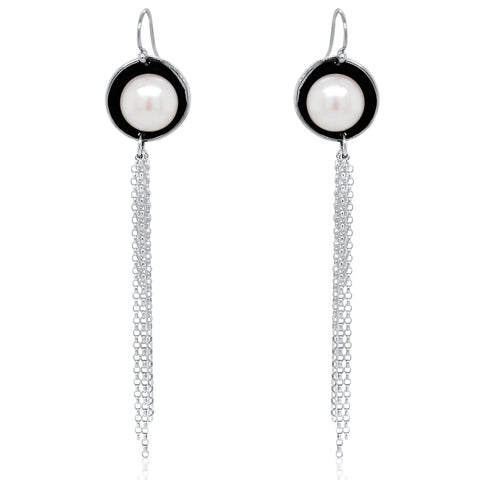 Pearl Fringe Earrings