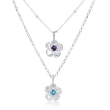 Petite Lavender Gem Necklace