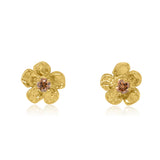 Petite Lavender Gem Studs