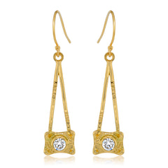Dangling Seashell Sparkle Earrings