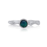 Bubbling Brook Silver with Chrysocolla