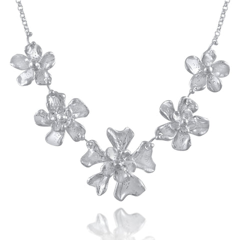 Cinq - Fleur de Cerisier  Necklace_No Gems_by Kristen Baird 