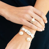 Pearl Ripple Ring 