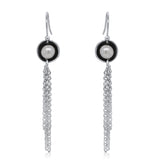 Mini Pearl Fringe Earring with Patina Finish by Kristen Baird®