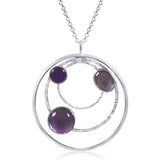 Orbit Necklace (Large) Purple - by Kristen Baird®