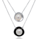 Pearl Necklace_White Pearl_with and without Patina_Kristen Baird®