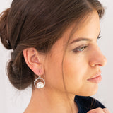 Pearl Horizon Earrings by Kristen Baird