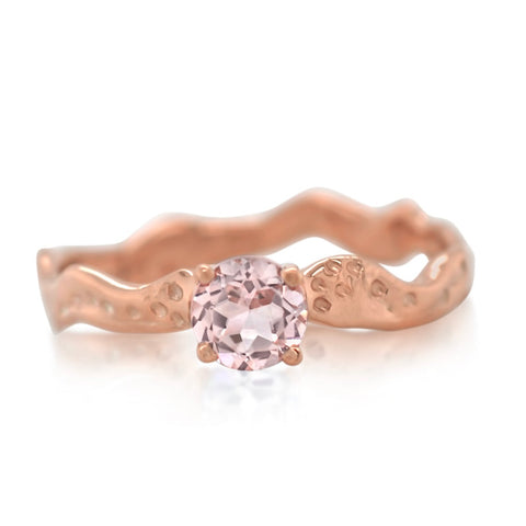Sunset Sparkle in Rose Gold and Morganite